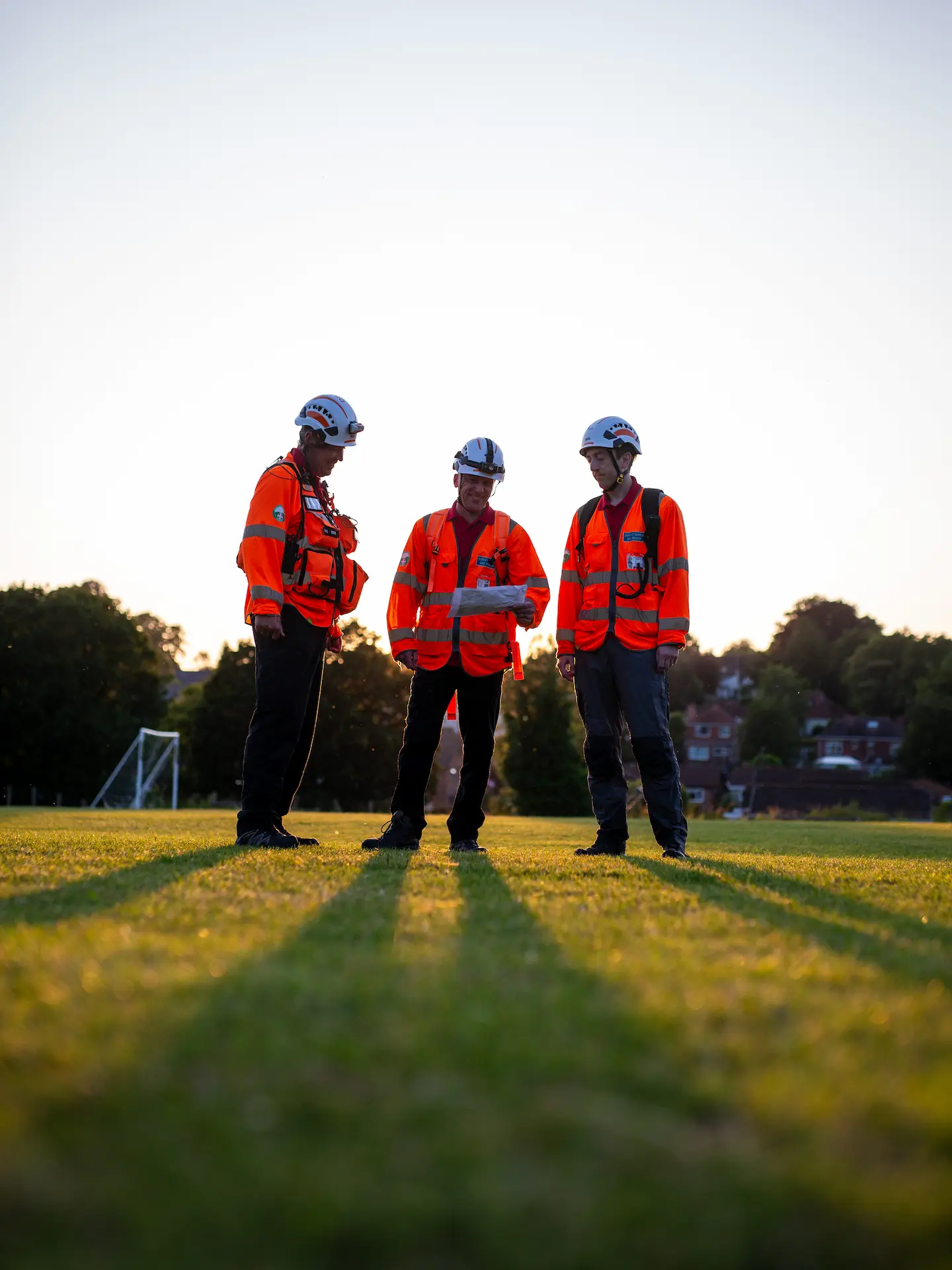 Group of search volunteers